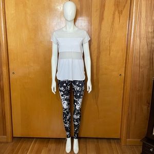 Fabletics Demi Lovato Anna Leggings & Shirt Size Small